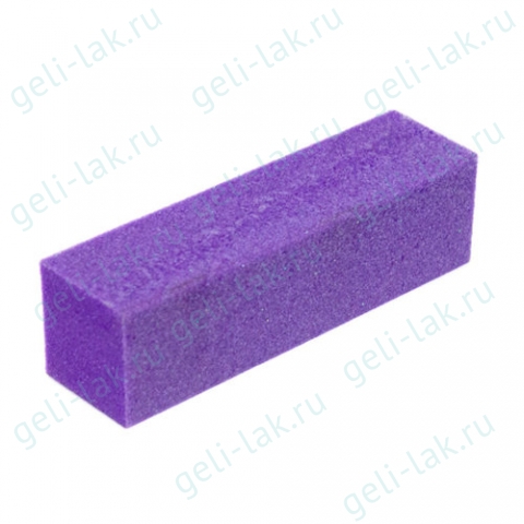 Блок шлифовочный 4-х сторонний цвет Фиолетовый 