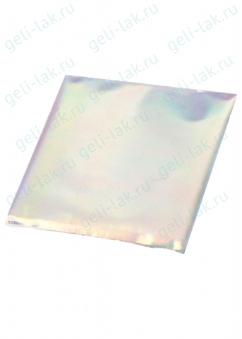 Битое стекло. Плёнка голографическая серебро с отливом (80 см.)  цвет №5 