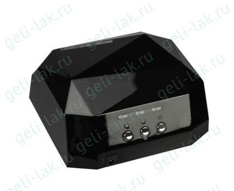 Фототерапия лампы УФ + LED 36w  DIAMOND цвет черный  арт.  Универсальный 36wUV + LED световой терапии машины 12wUV света комбинированный фонарь + 24wLED