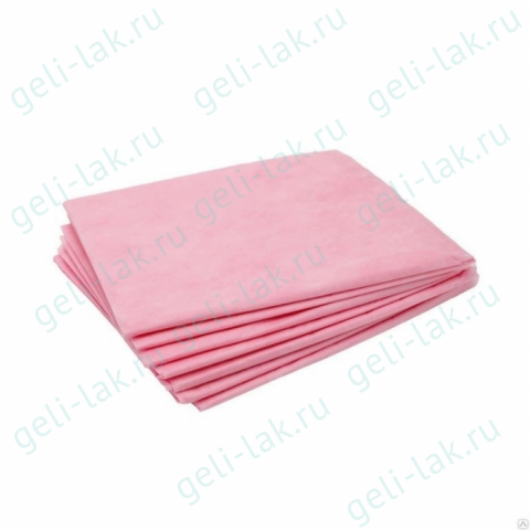 Одноразовые розовые простыни набор 25 штук