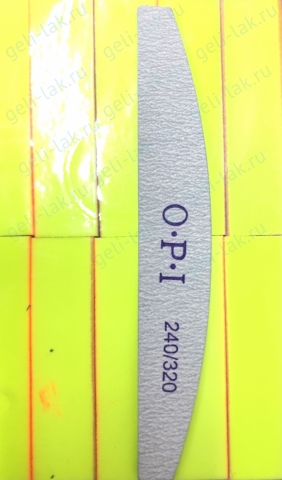 Пилочка OPI  240/320. Упаковка 25 штук (ромб) 