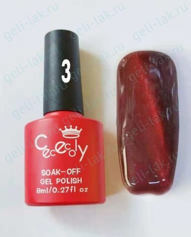 Wine Red Cateyes цвет №3  арт. cececoIy