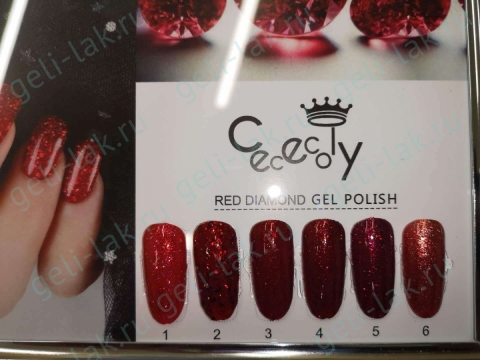 CECECOLY.GE Red Diamond Gel