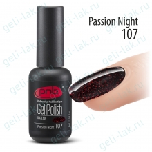 Гель-лак PNB 107 Passion Night цвет 107 