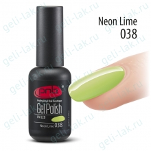 Гель-лак PNB 038 Neon Lime цвет 38 
