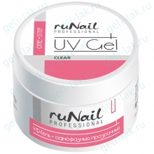 UV Гель для наращивания ruNail цвет прозрачный  