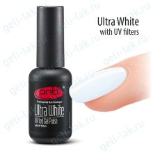 Гель-лак PNB Ultra White, 8 ml цвет  Ultra White 